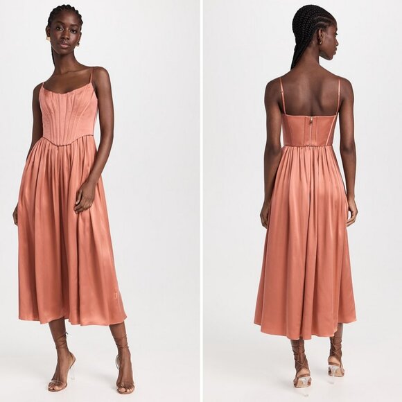 Zimmermann Dresses & Skirts - Zimmermann Corset Dress - Papaya - Size 1